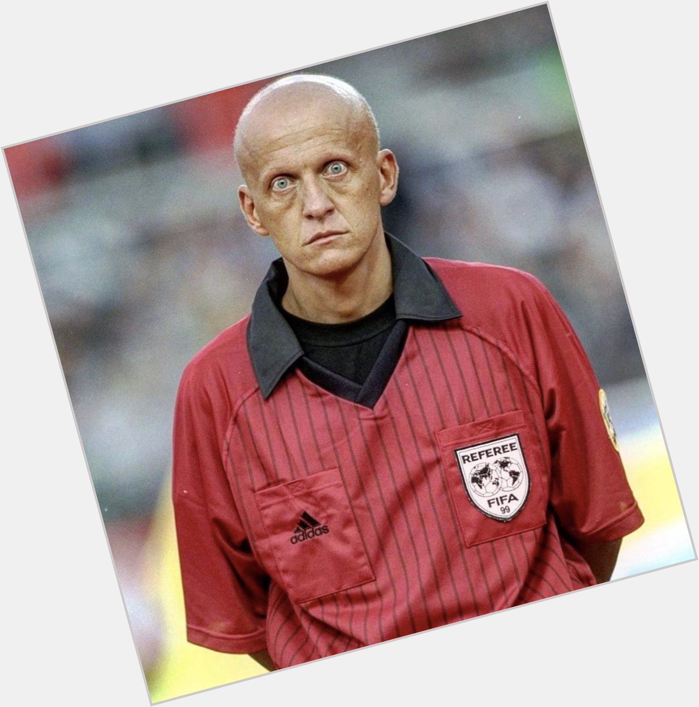 Happy birthday to the scariest referee of all time. Pierluigi Collina turns 60 today. 