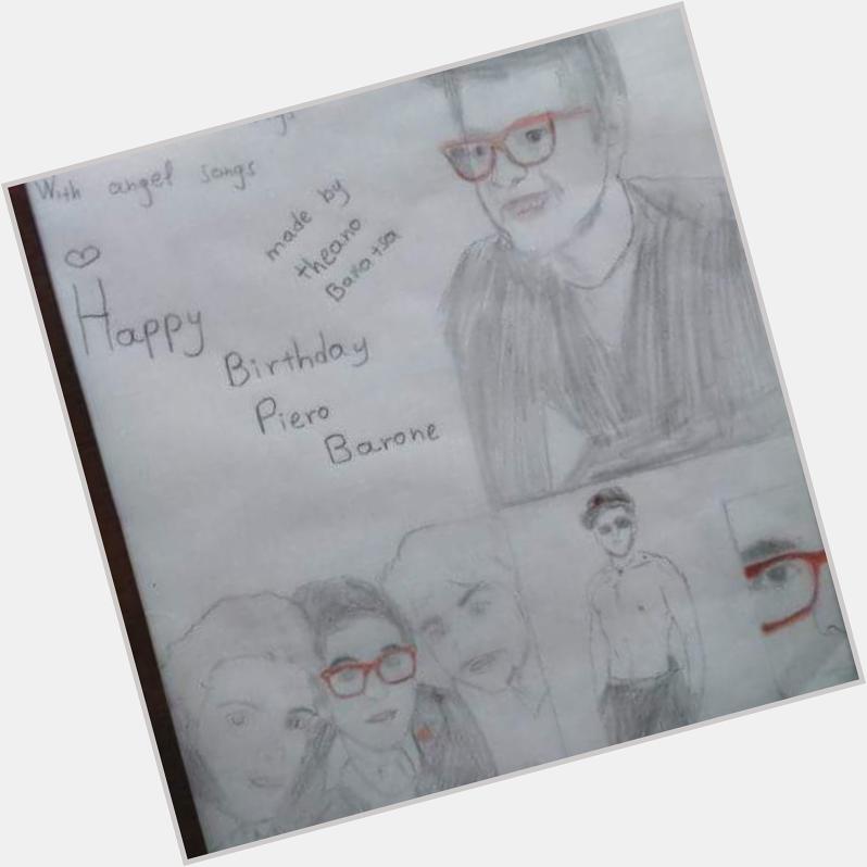 I hope that you will be with the people you love today  <3 
Happy birthday Piero              