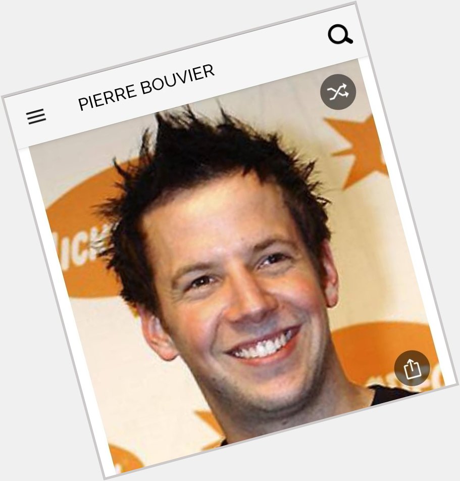 Happy birthday to this great singer.  Happy birthday to Pierre Bouvier 