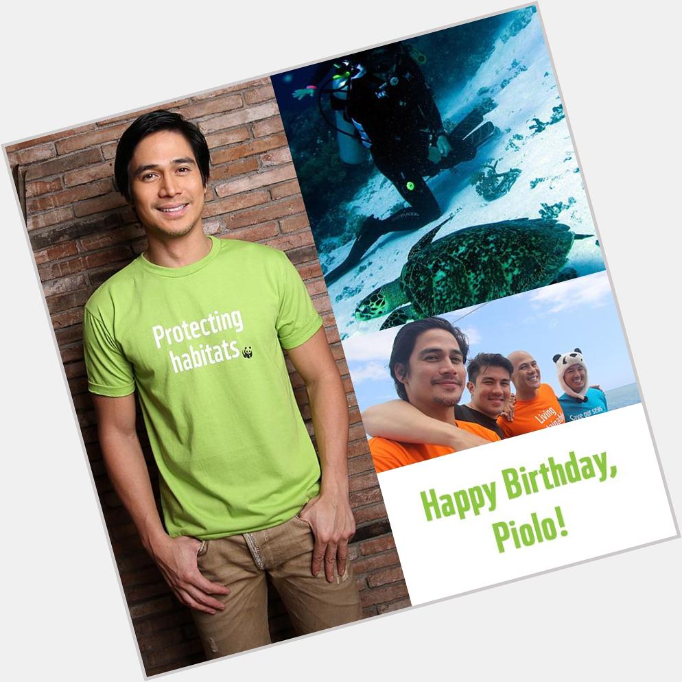 Join us in greeting WWF Environmental Steward Piolo Pascual a happy birthday! 