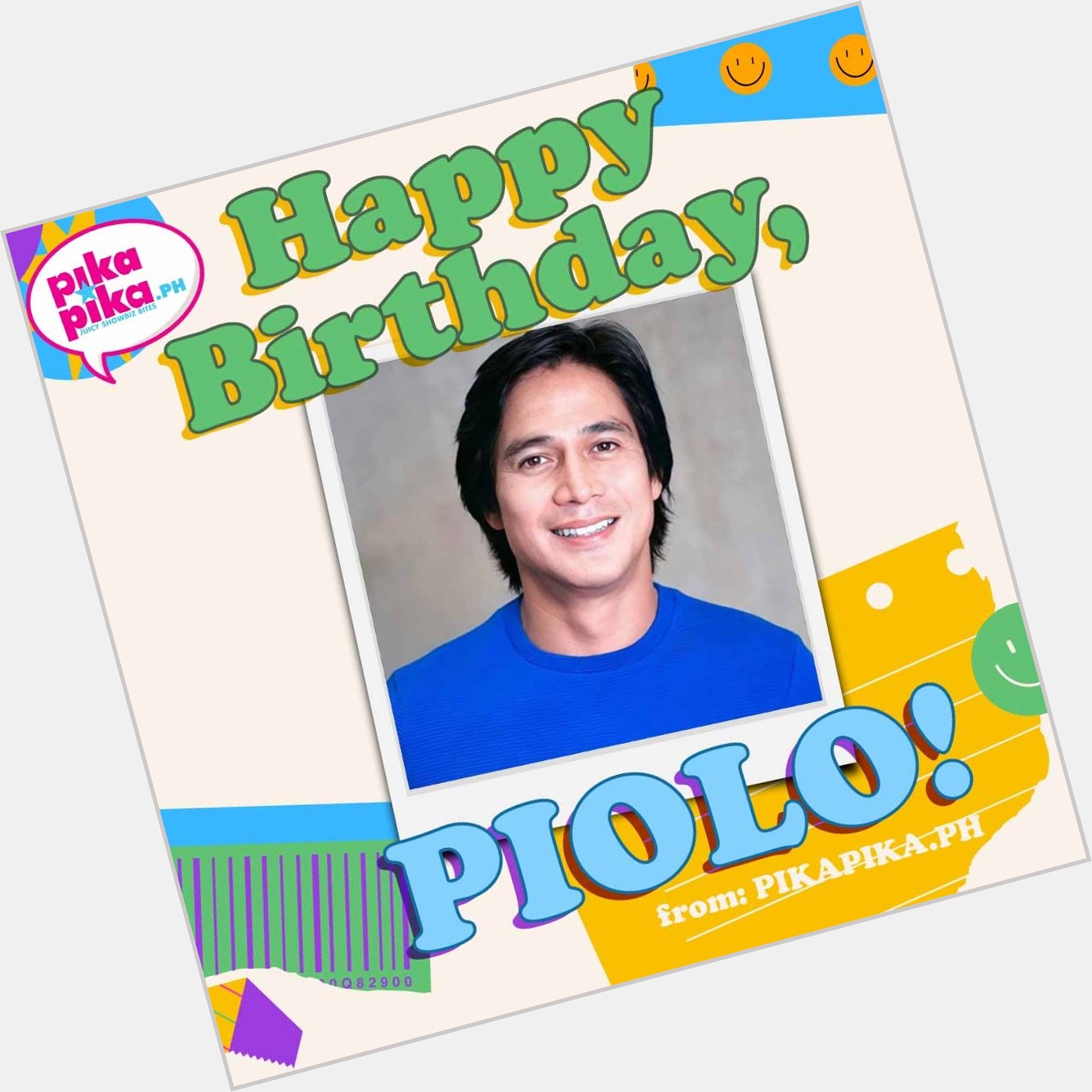 Happy birthday, Piolo Pascual! May you have a wonderful day and a great year ahead. 
