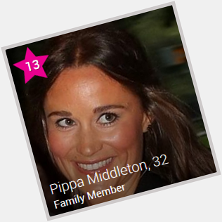Happy Birthday to \family member\ Pippa Middleton 