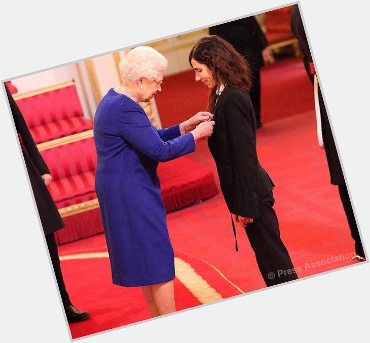 Happy Bday PJ Harvey!
Shame - Live on Johnathan Ross

Receiving her MBE from Queen Elizabeth 
