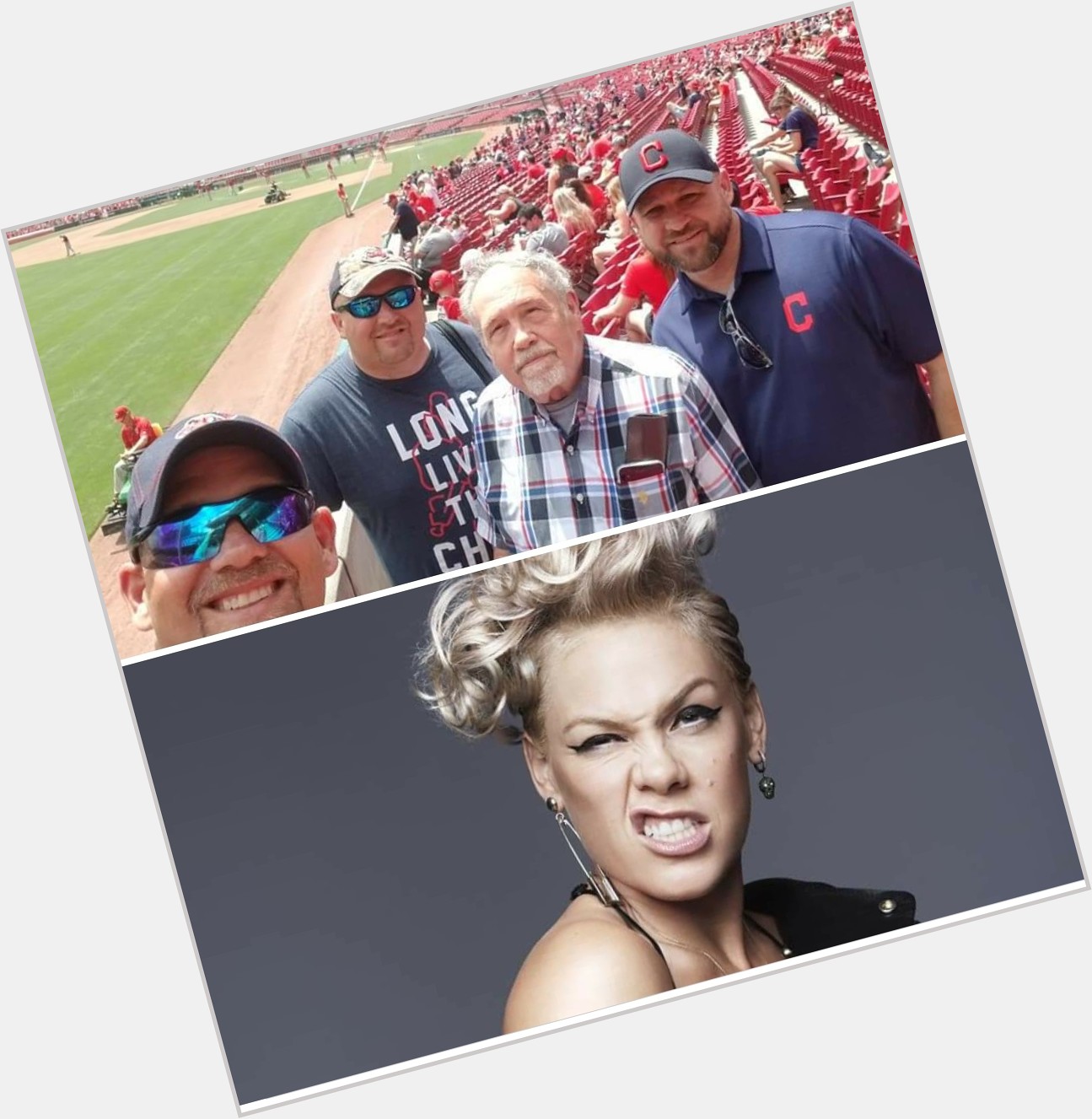 My dad and P!nk ( share a birthday today! That\s a pretty cool daily double! Happy 74th old man. 