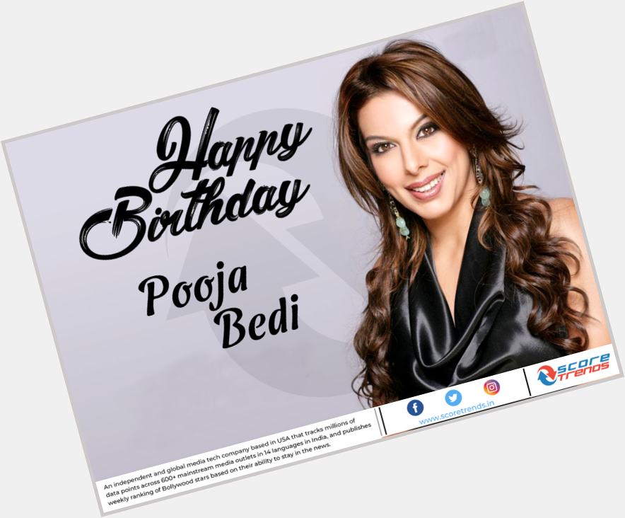 Score Trends wishes Pooja Bedi a Happy Birthday!! 