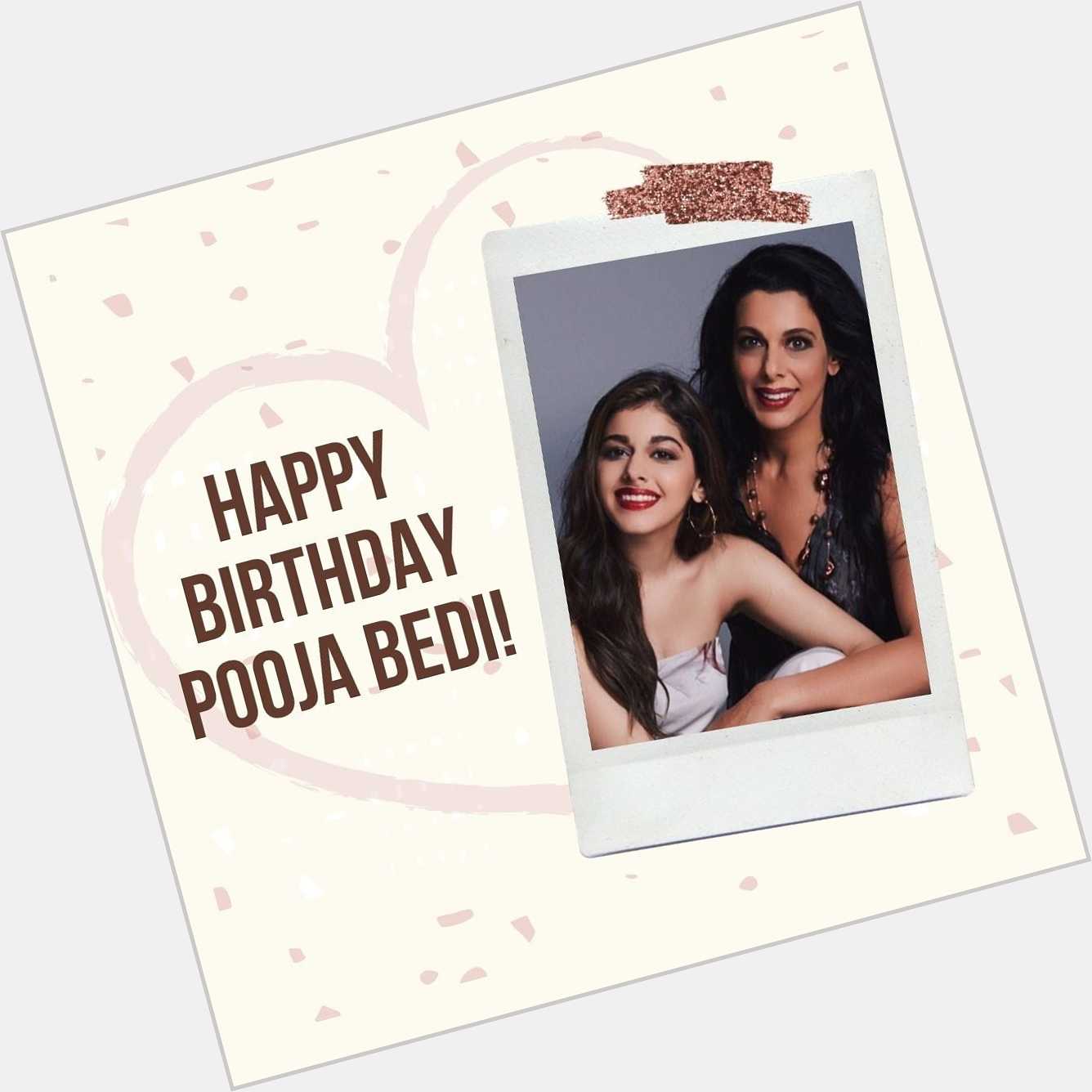 Wishing Pooja Bedi a very Happy Birthday    .
.   