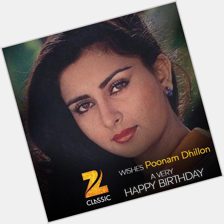 Zee Classic wishes one of Hindi cinema\s most beloved actresses, Poonam Dhillon a very Happy Birthday. 