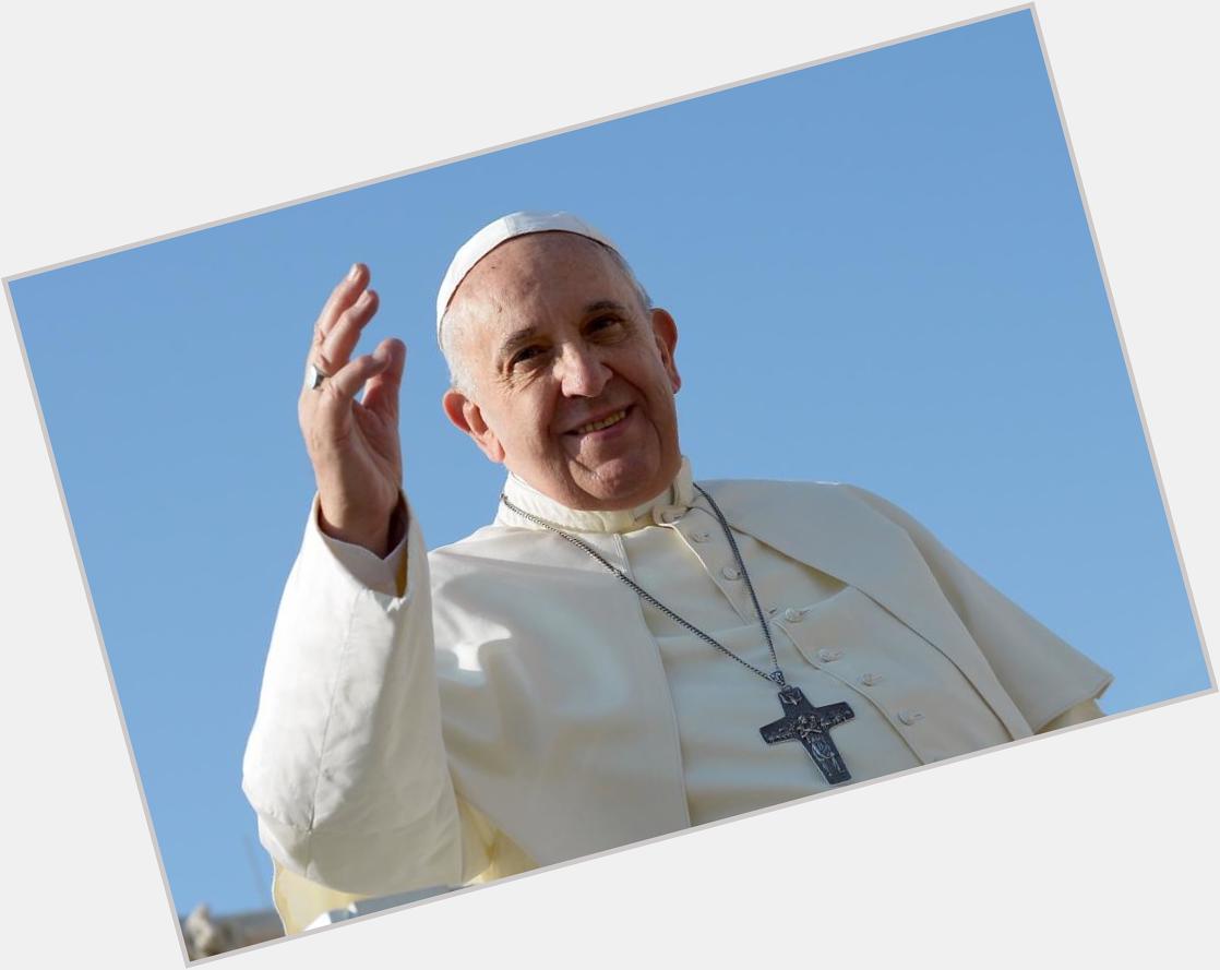 " Happy Birthday to Pope Francis, the first Jesuit pope! Well see you soon! 
