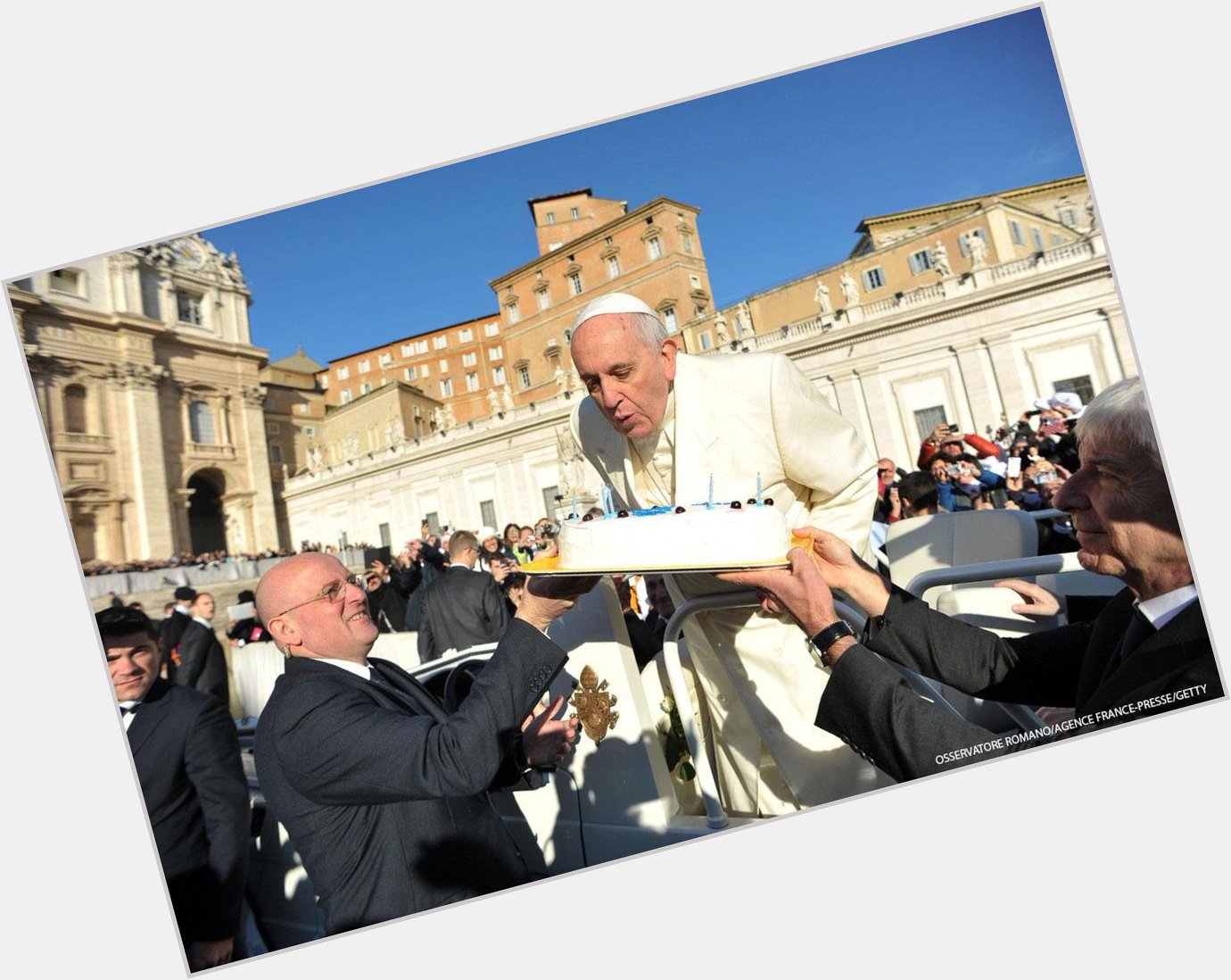  Photos: Pope Francis celebrates his 78th birthday.   tell me this doesnt make you happy