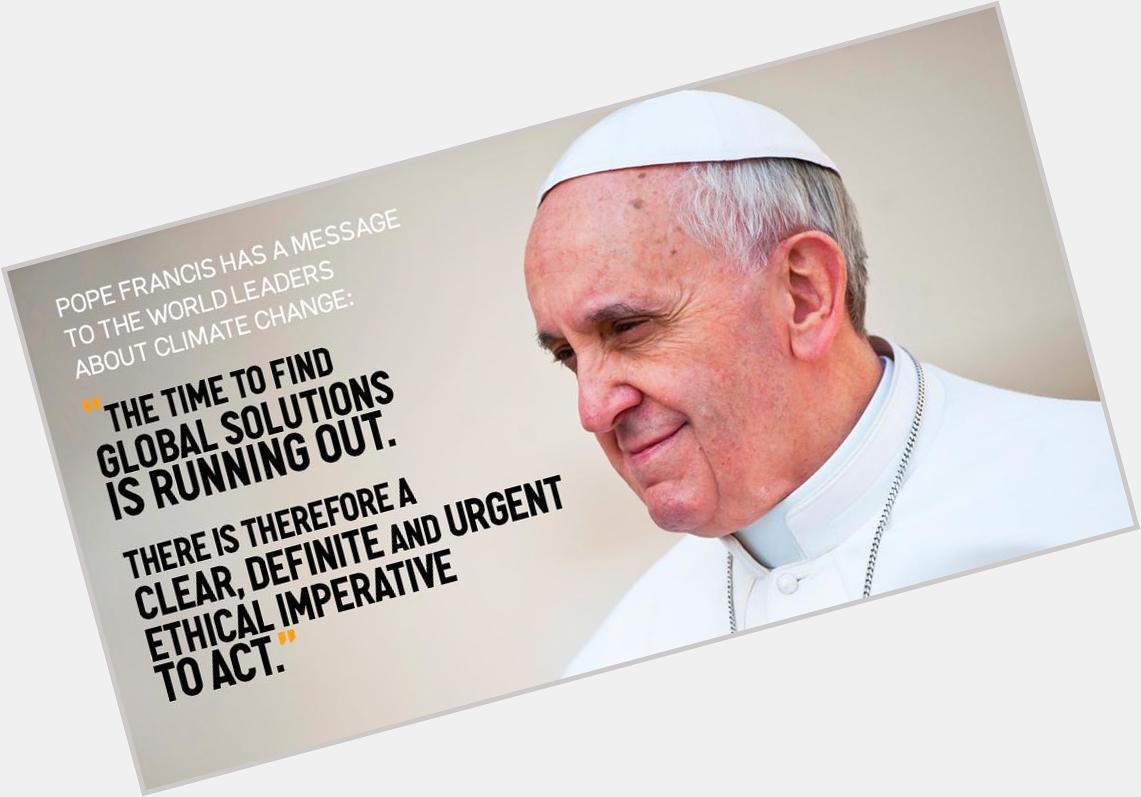 Happy birthday Holy Father Pope Francis and thank you for Cuba. 