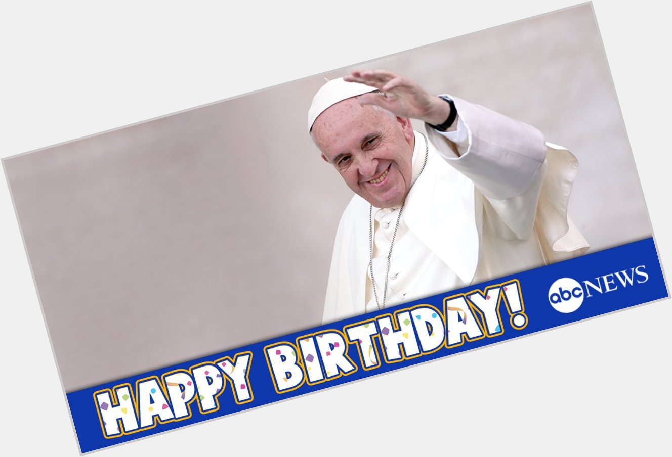 Happy 79th birthday to Pope Francis! 