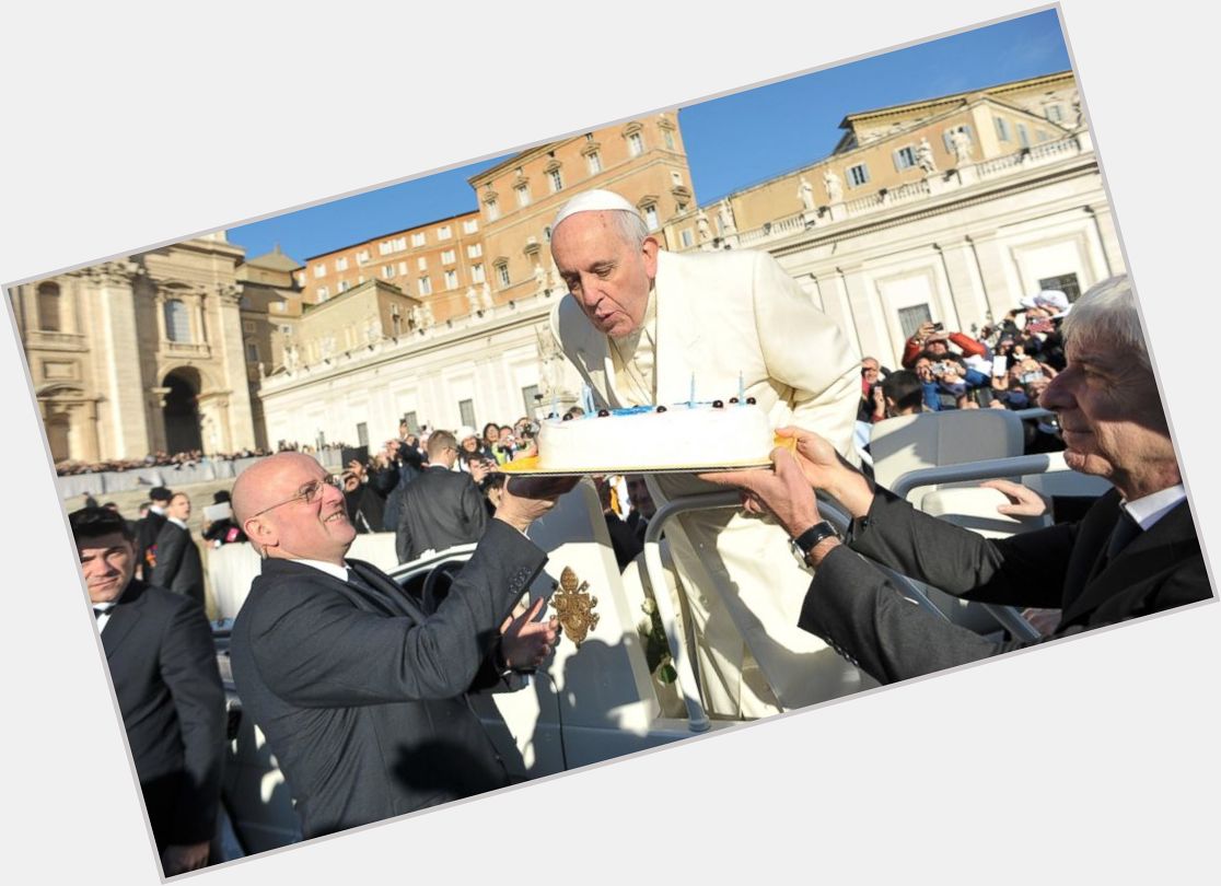 If Pope Francis has inspired you in some small way, wish him a happy 79th birthday today!  