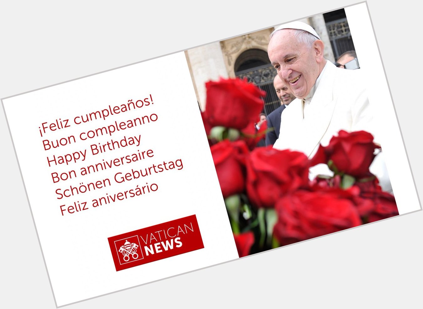 Happy 81st Birthday, Pope Francis! 