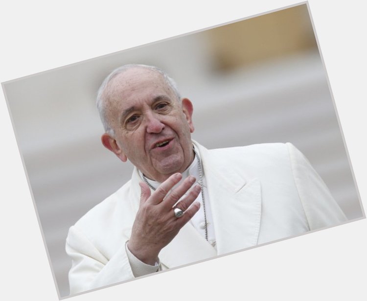 Pope Francis turns 82 today. wishes him a happy birthday and \"cento di questi anni.\" 