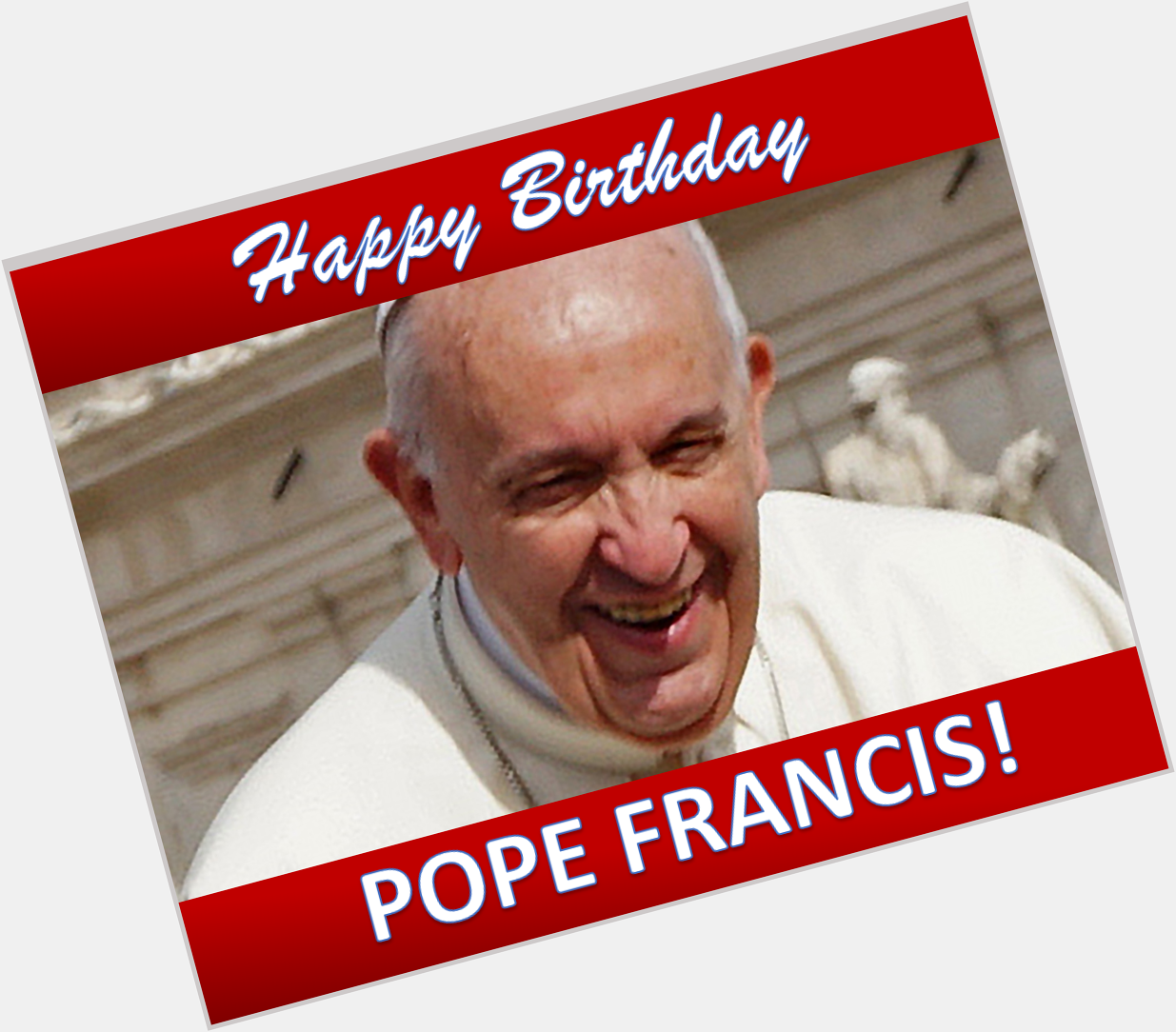 HAPPY BIRTHDAY, POPE FRANCIS! Today, the pontiff turns 82! 