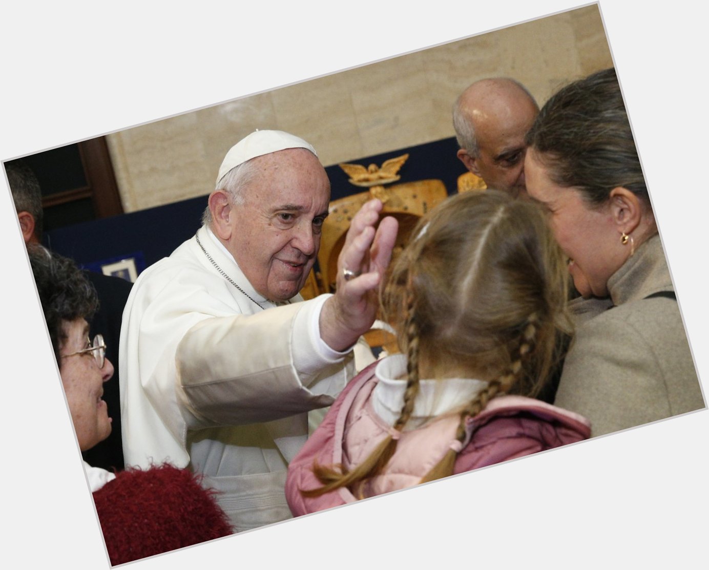 Prayerful greetings to Pope Francis! Happy 83rd birthday. God bless, keep and sustain you. 