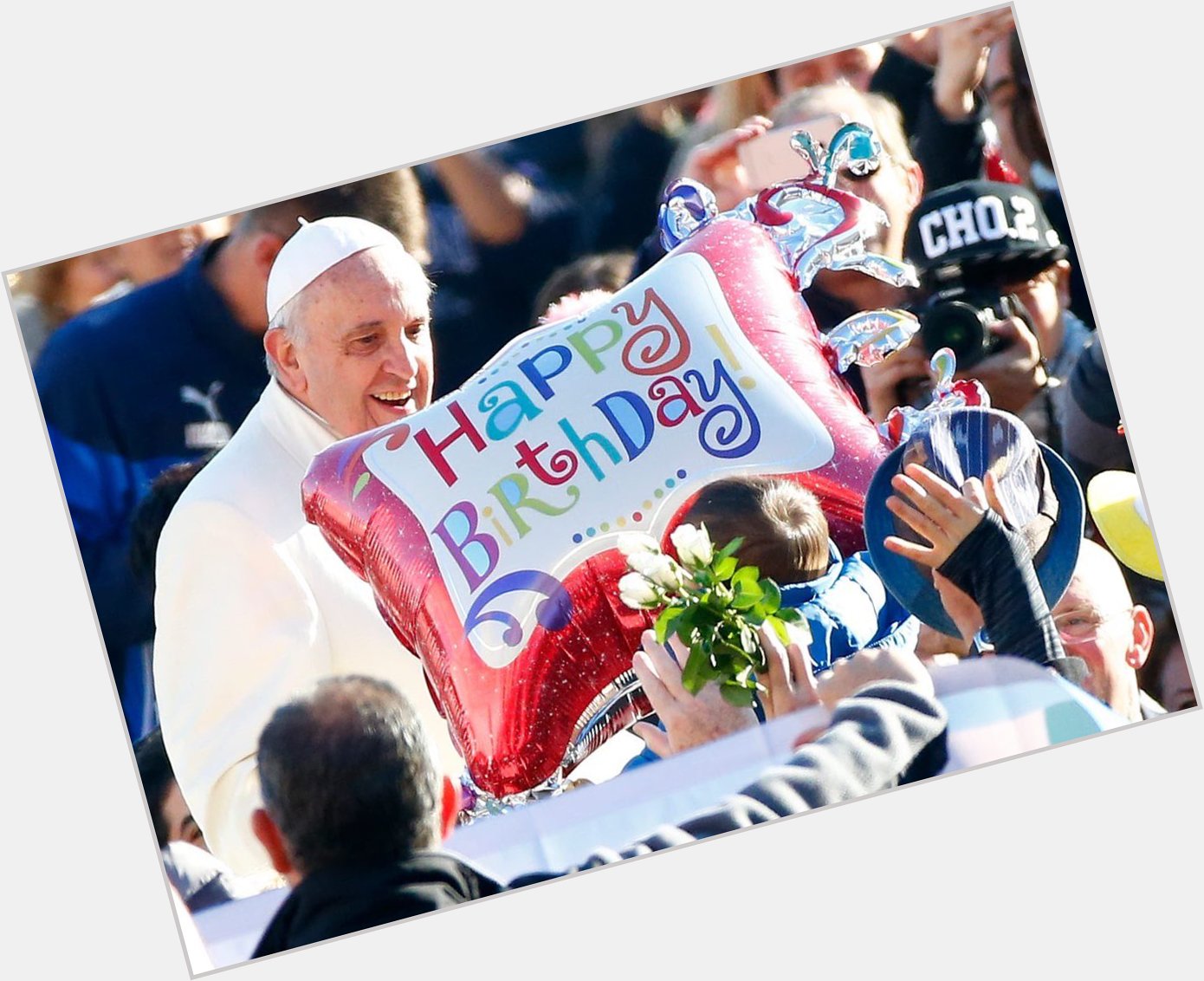 Happy birthday Pope Francis!   