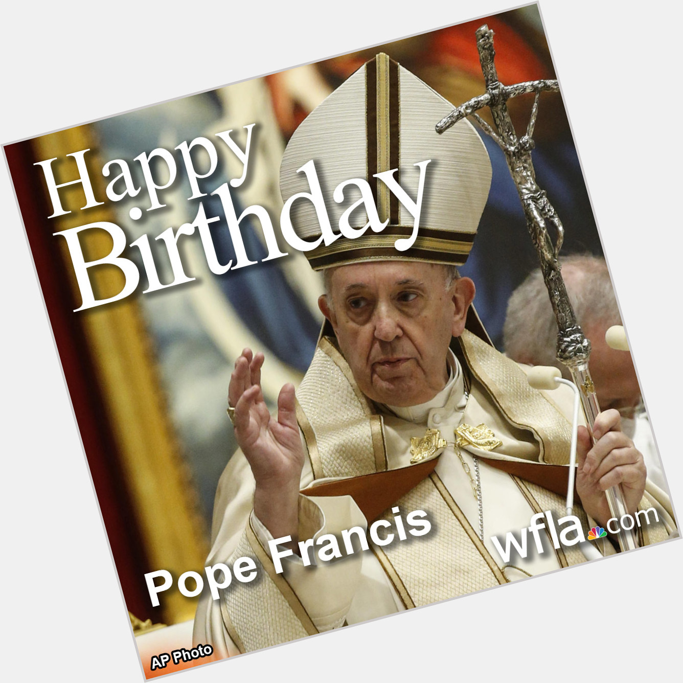 Happy 84th Birthday, Pope Francis!  