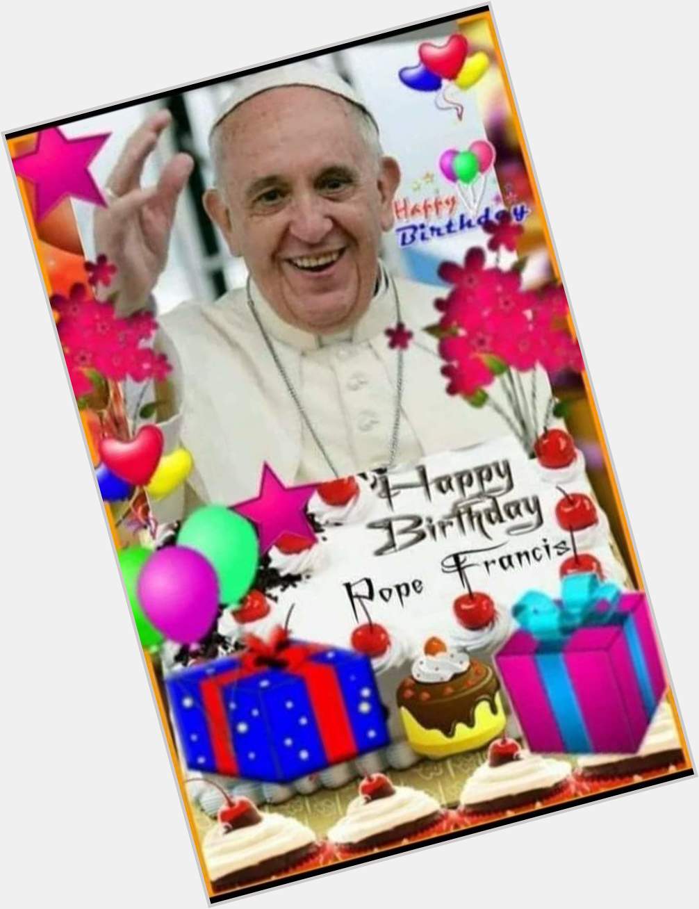 86th Happy Birthday to you dear Pope Francis. May God bless you.    