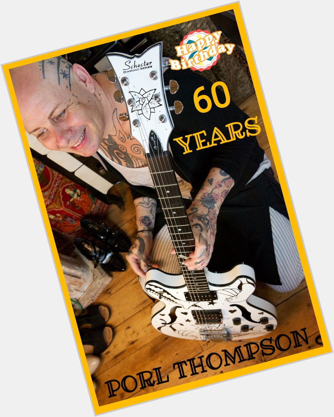  HAPPY BIRTHDAY PORL THOMPSON!!
60 YEARS!! 