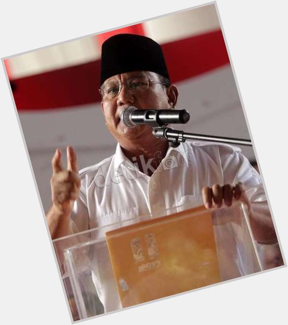 Happy Birthday buat pak Prabowo Subianto yang ke-63 tahun. Semoga semakin bijaksana :) | 