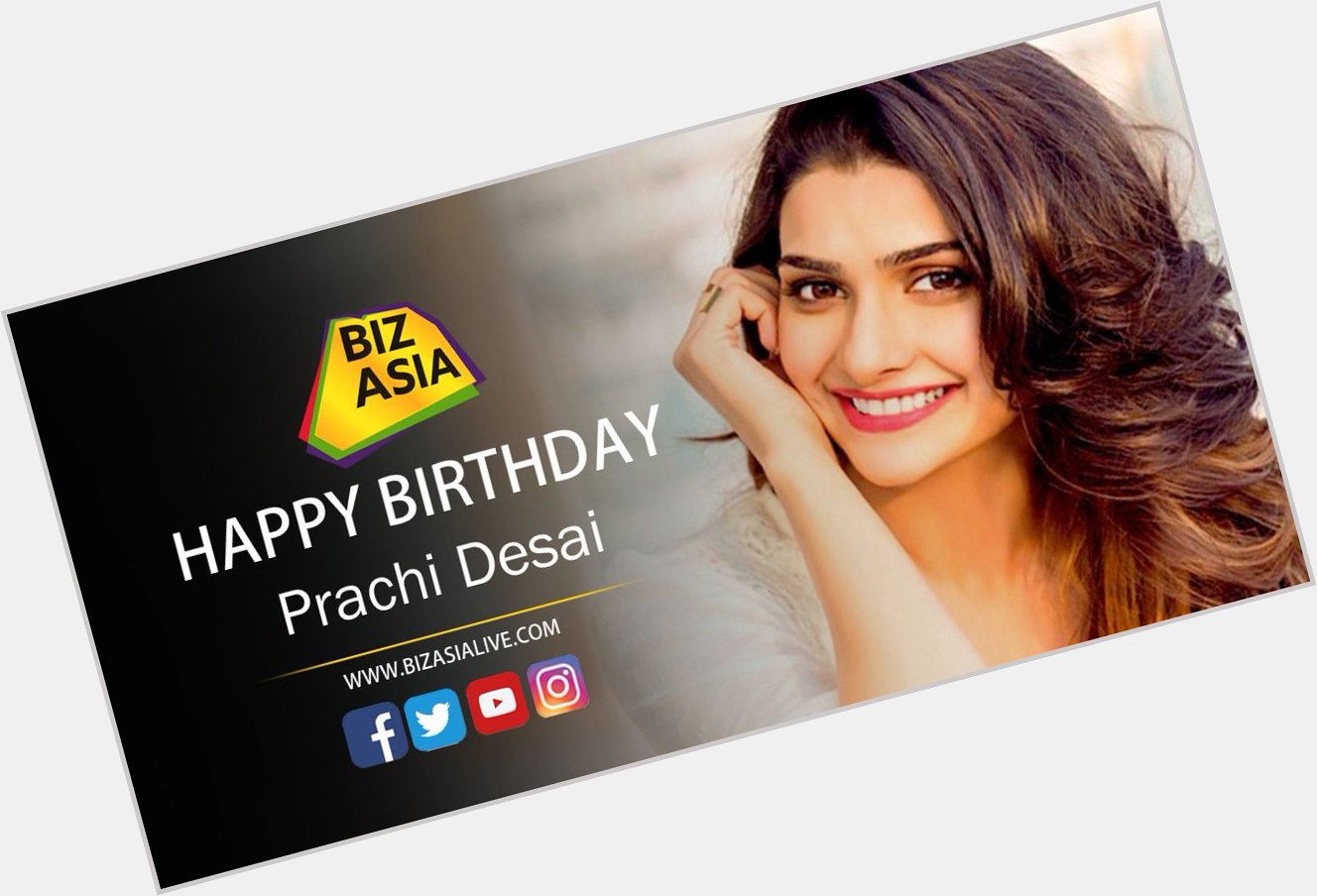  wishes Prachi Desai a very happy birthday.  