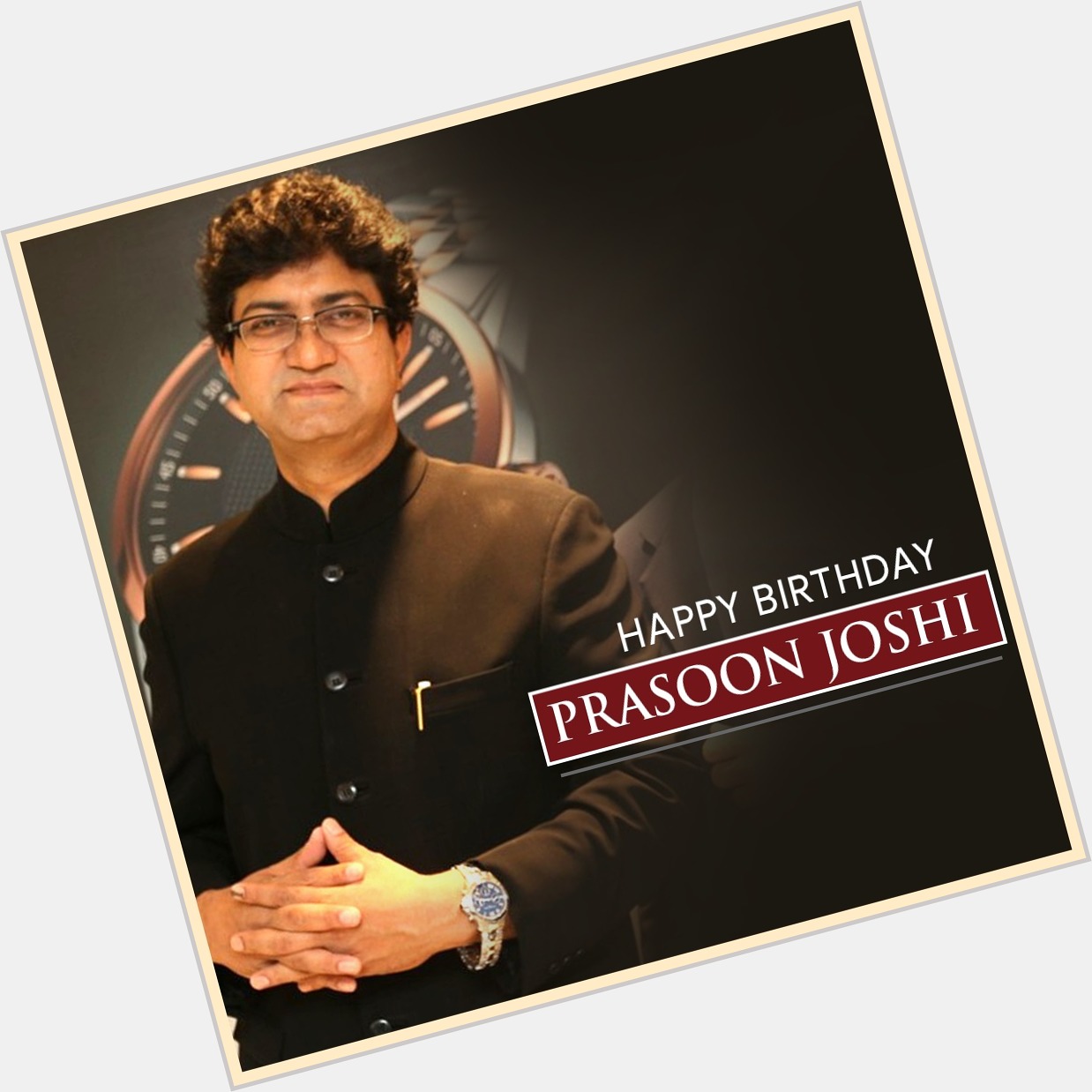 Happy birthday prasoon joshi sir. You are the best their is no doubt keep working HappyBirthday PrasoonJoshi 
