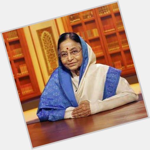 Wishing a very happy birthday to the first Woman President of India Smt. Pratibha Patil ji. 