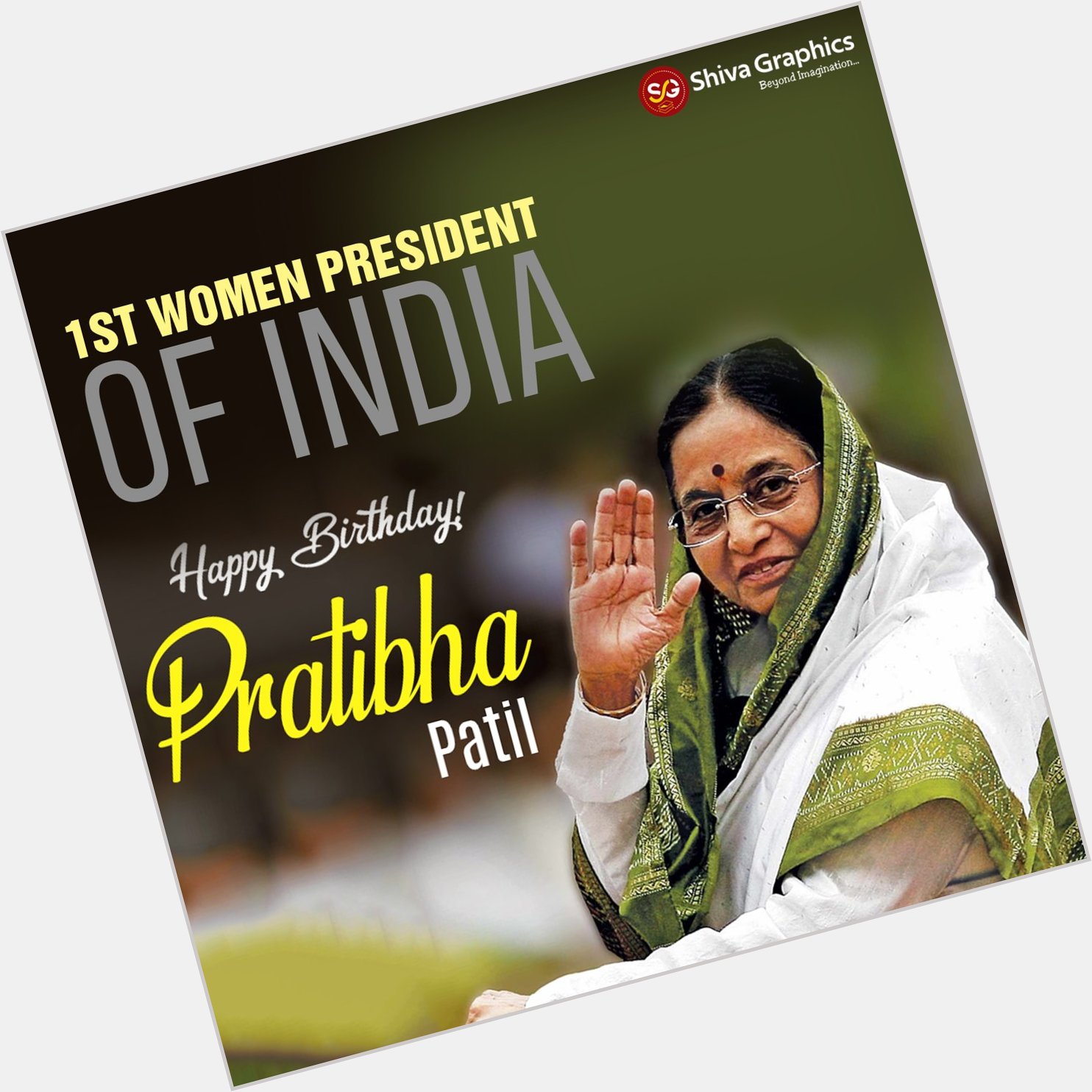 Happy Birthday
.
Pratibha Patil
Former President of India 