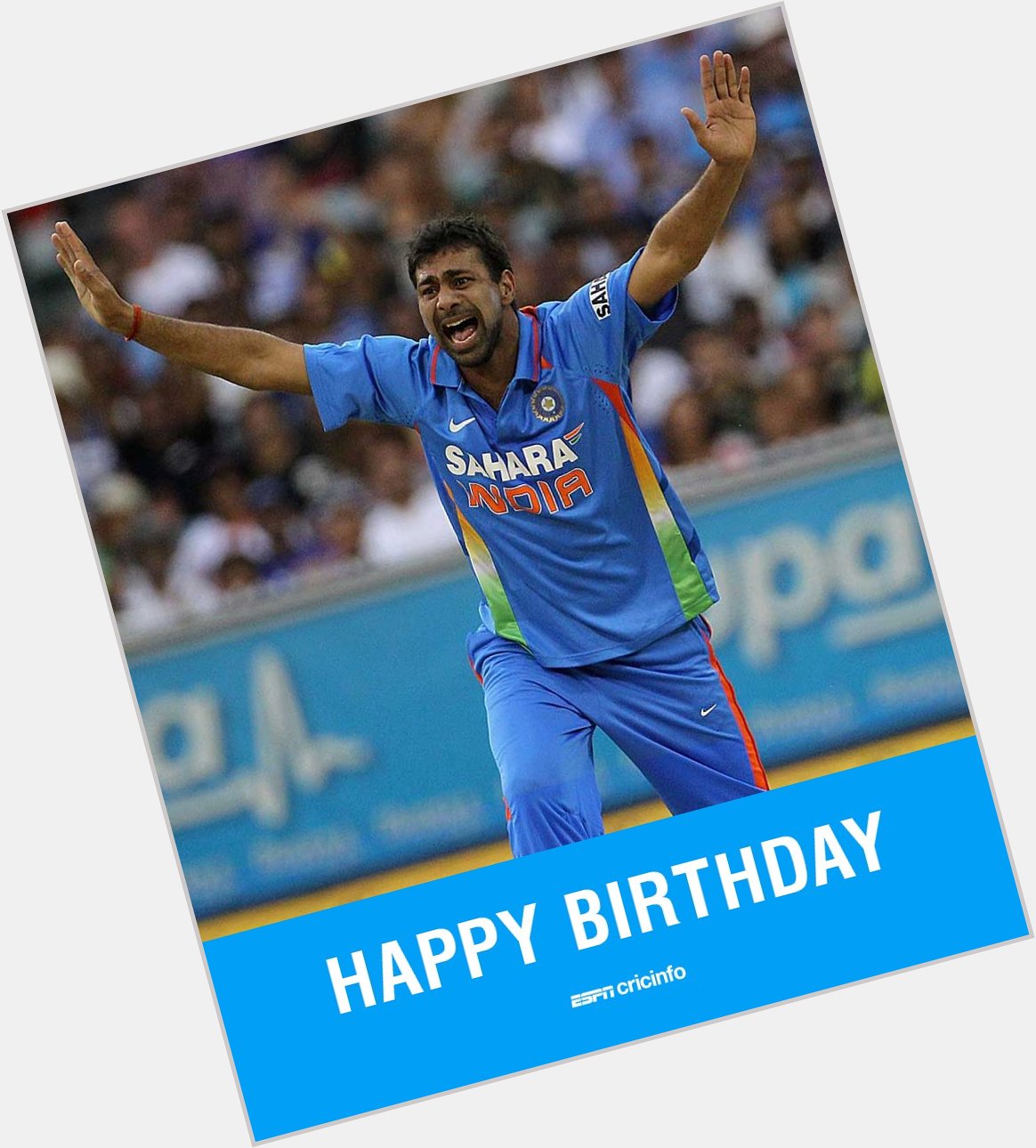  Happy birthday to Praveen Kumar, a cricketer born in a family of wrestlers

 