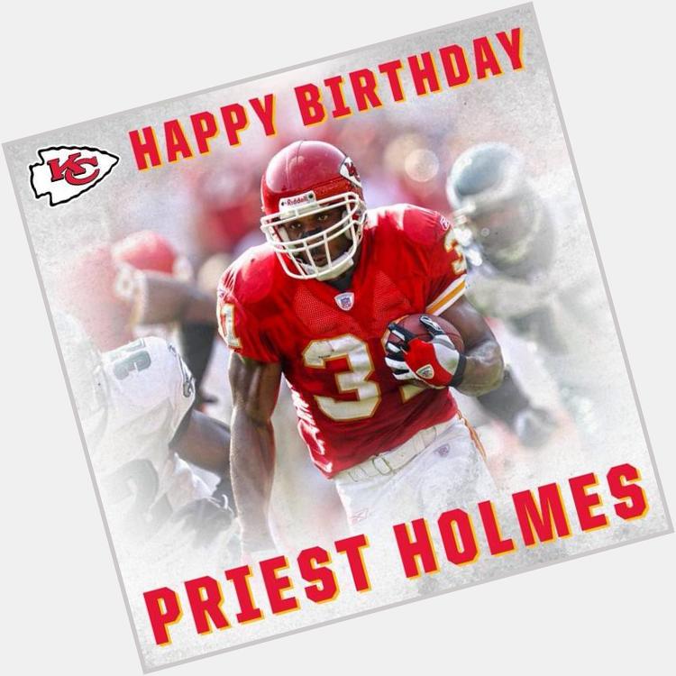 Happy birthday to Hall of Famer,   Priest Holmes! 