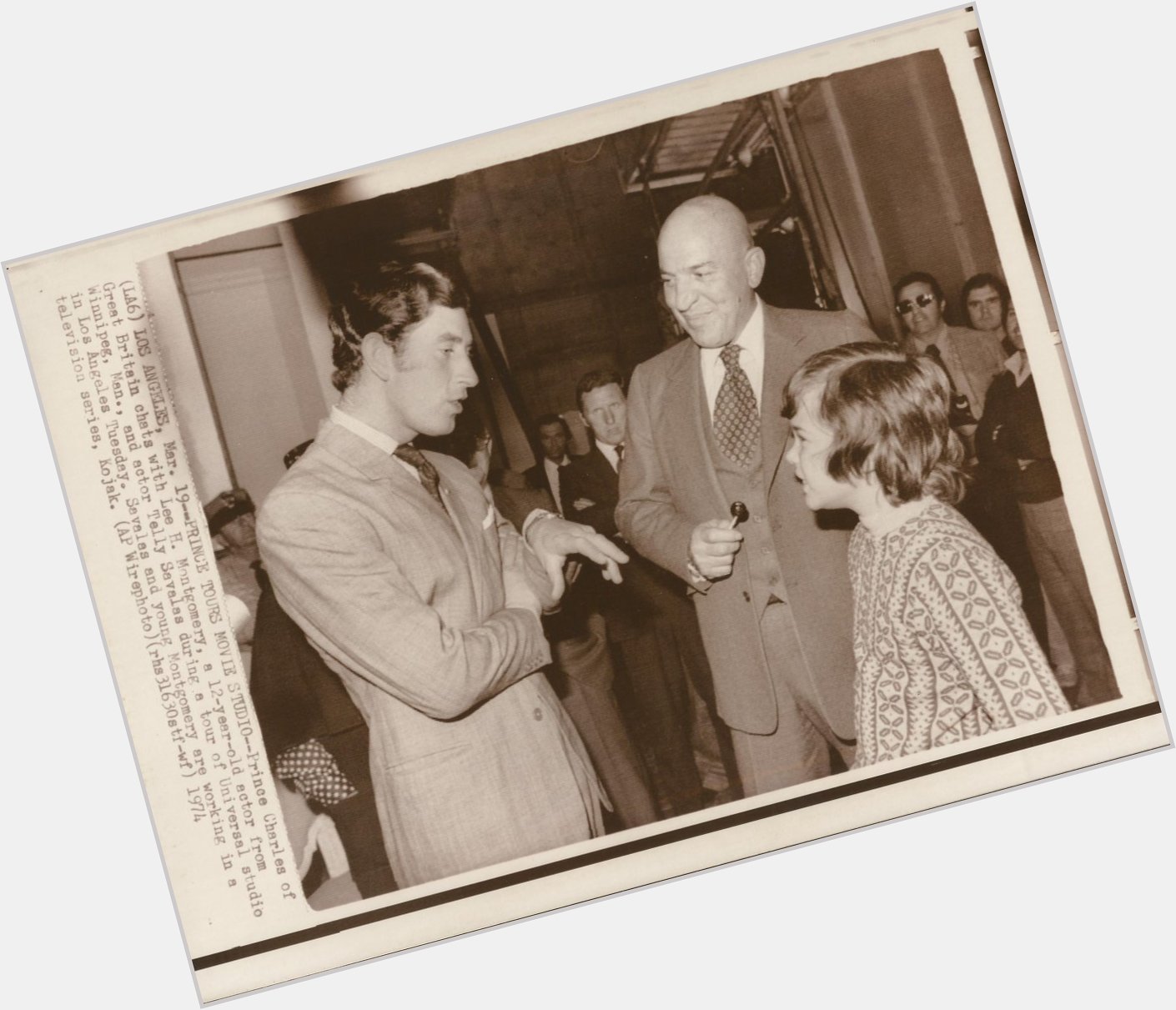 Happy Birthday to my good friend Lee Montgomery!  Here he is as a young boy with Prince Charles & Telly Savalas. 
