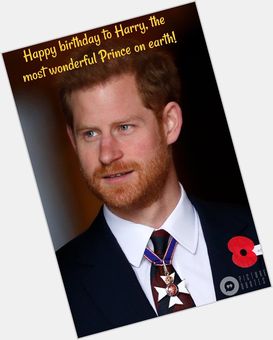 Happy birthday prince Harry, the people\s prince. 