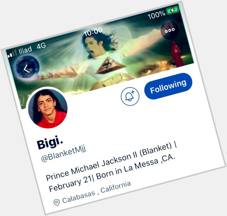  Happy birthday to you Bigi, Prince Michael Jackson II. I love you 