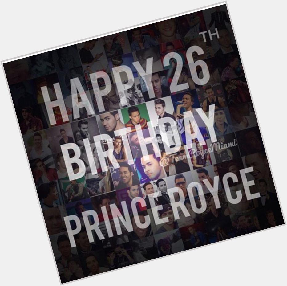 Happy birthday prince Royce and I hope all your wishes come true 