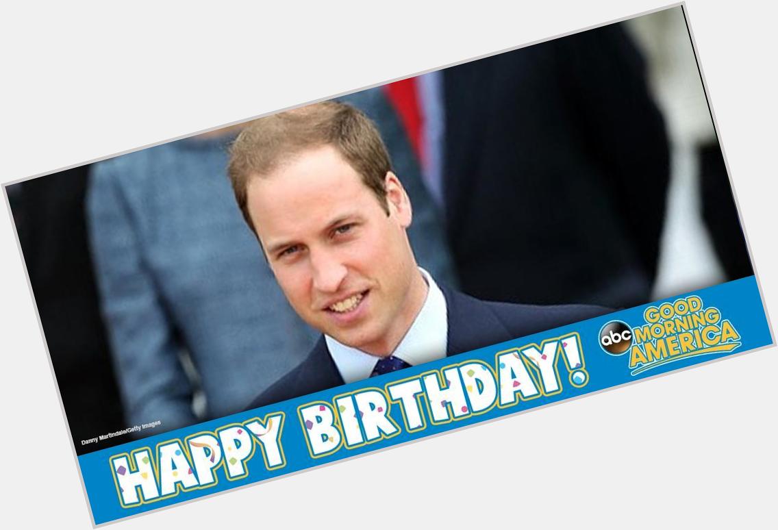 A royal Happy Birthday to Prince William, Duke of Cambridge, who turns 33 today.  