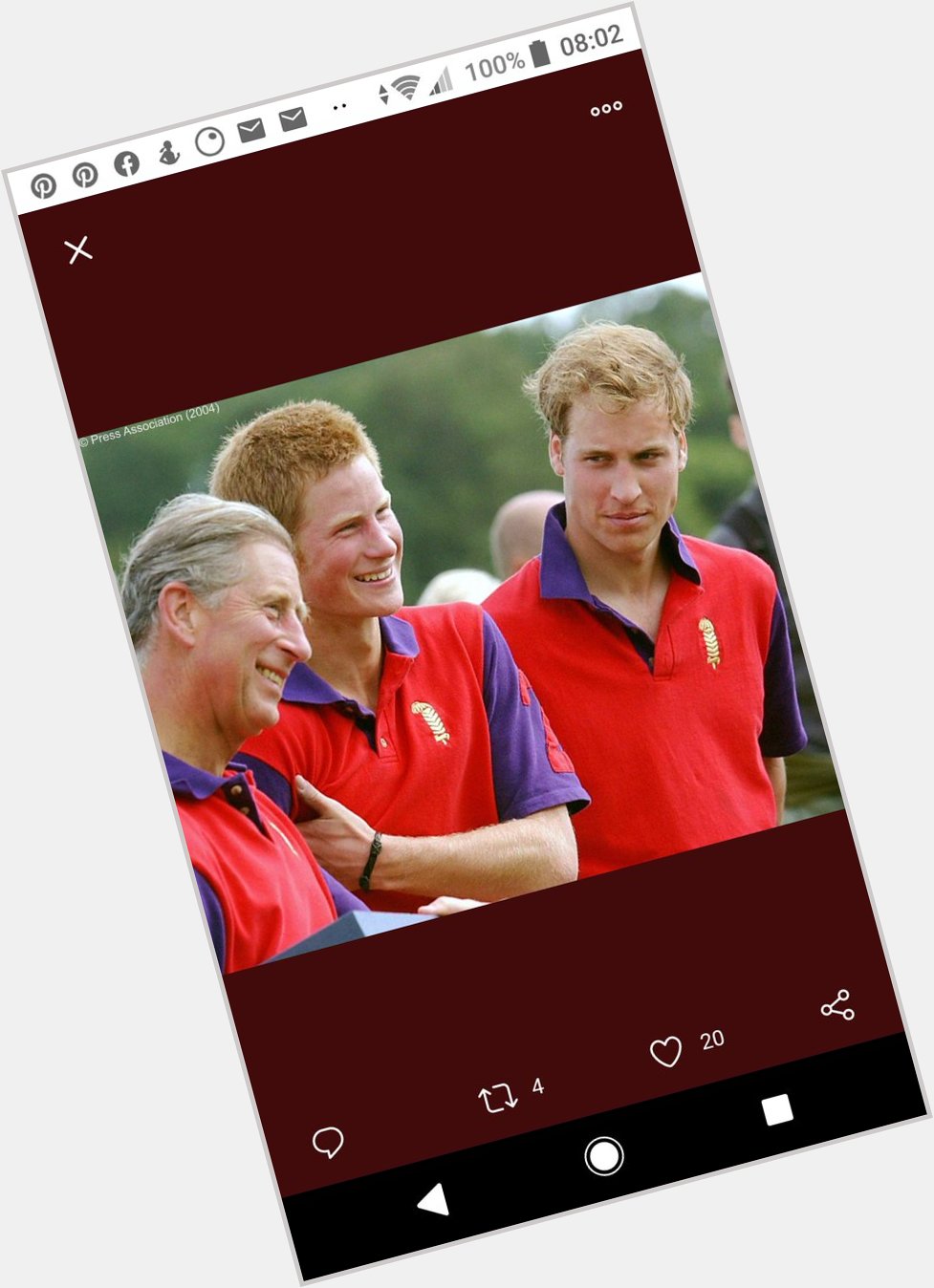 Nice polo tops better be careful farry doesn\t spot them. Happy fathers day and happy birthday Prince William 