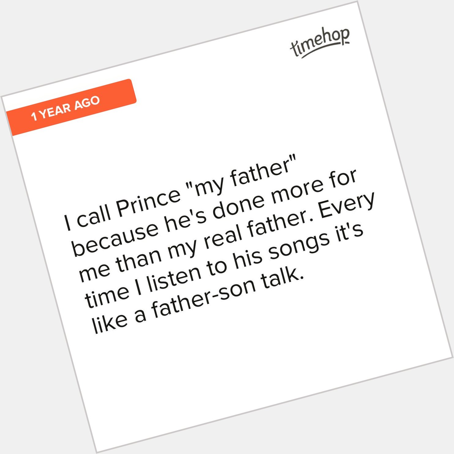Happy Birthday Dad aka Prince.  