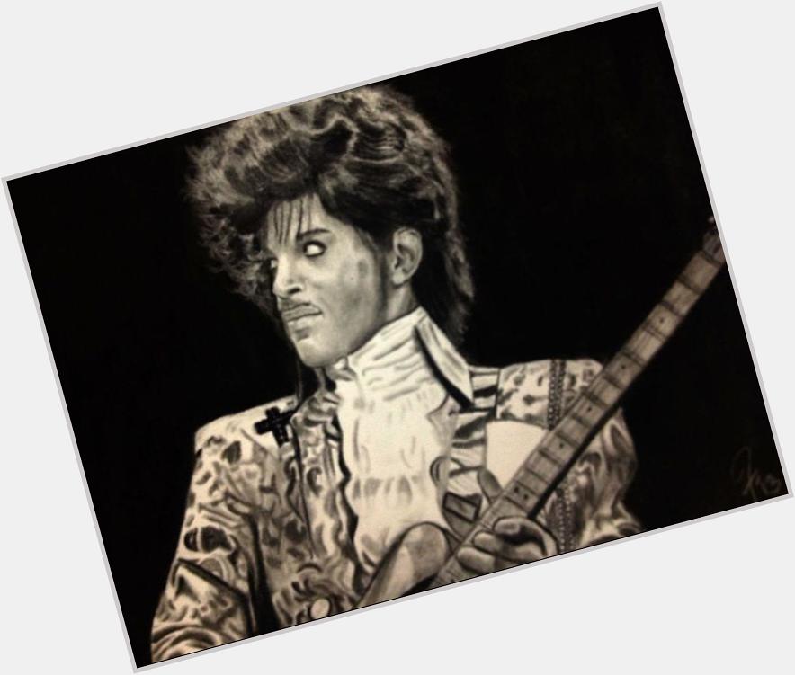    Happy Birthday to Prince!  Hand drawn in charcoal, hope you like! 