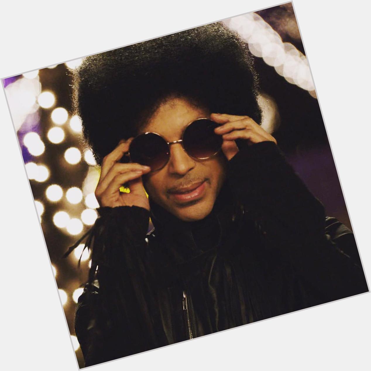 Happy birthday to the greatest artist there ever was, Prince. Hopefully I\ll be half as cool as you one day 