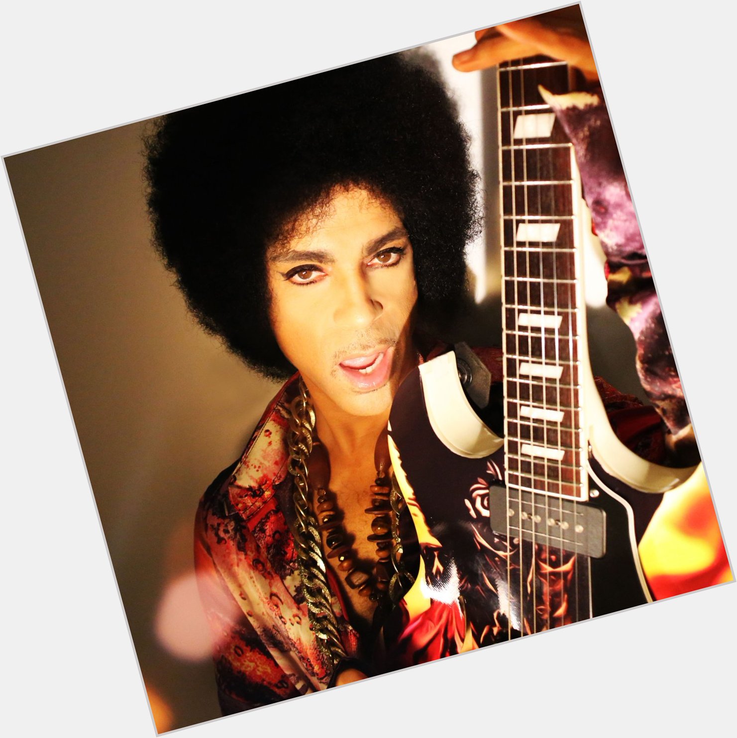 This image should come with a NSFW warning. Happy birthday, Prince! 