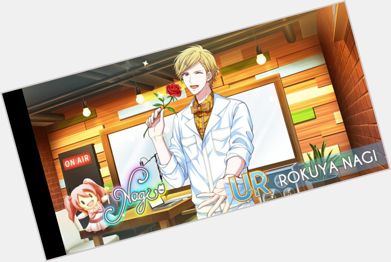 Happy birthday nagi, I love you with all of my heart. My sunshine prince.   