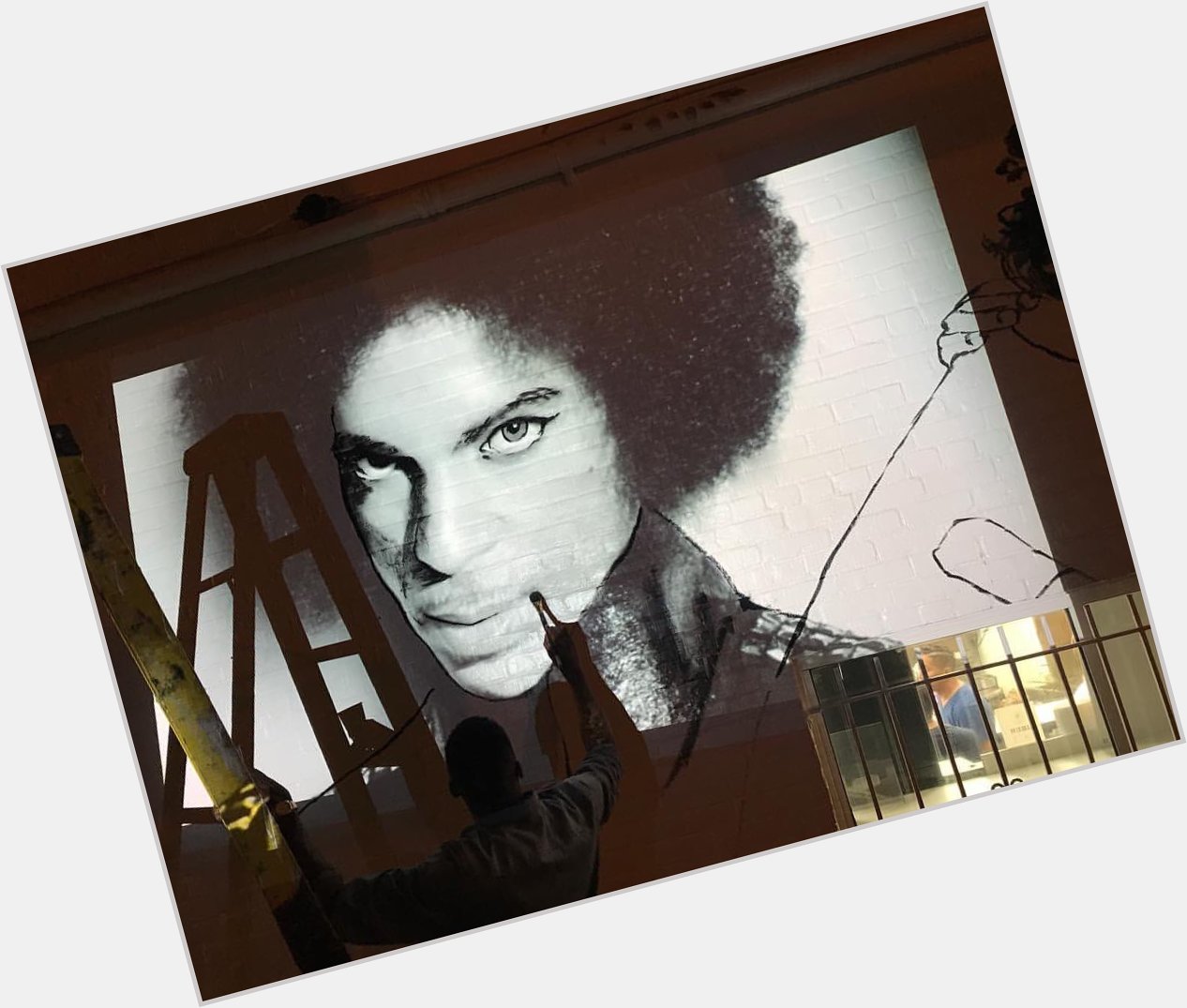 Happy Birthday Prince Rogers Nelson. In music, memories & murals, u live 4 ever. 