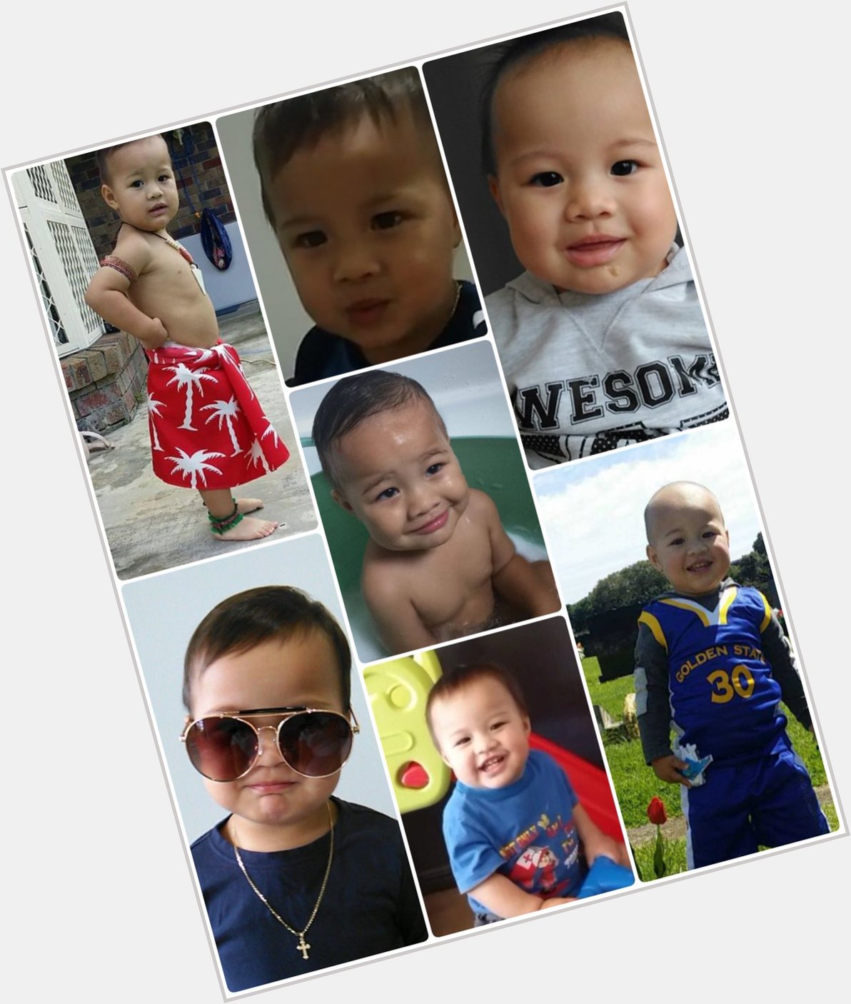 Happy 2nd birthday my little prince, miss and love u always 
