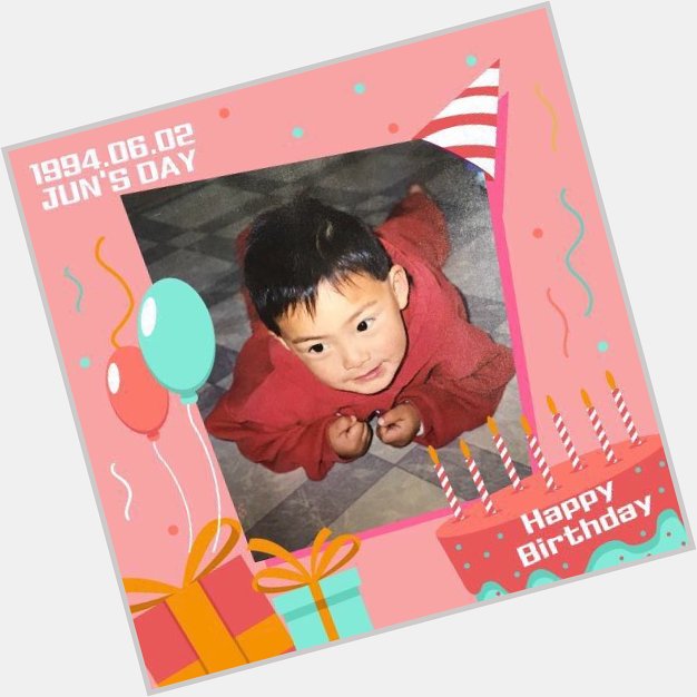Happy birthday to our prince junhee~!!     luckily no cake drop today   