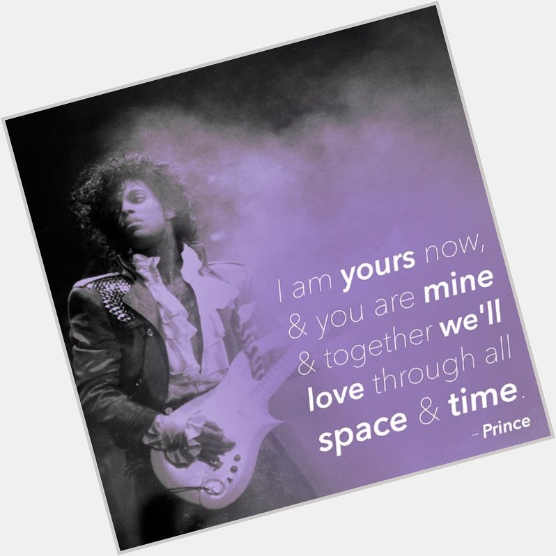 Happy heavenly birthday, Prince   