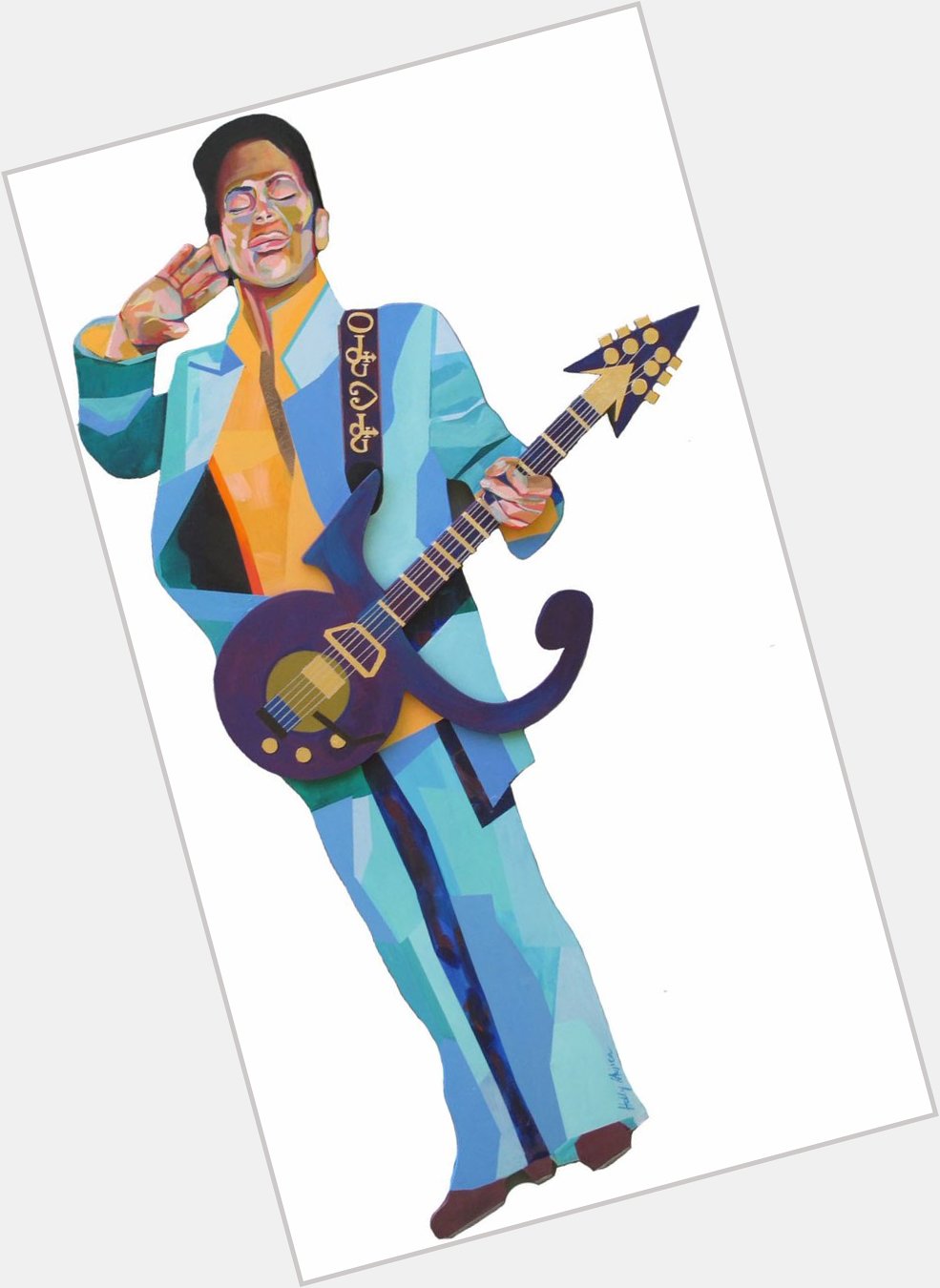 Happy Birthday, Prince! Here s a cutout I made of him a while back.      