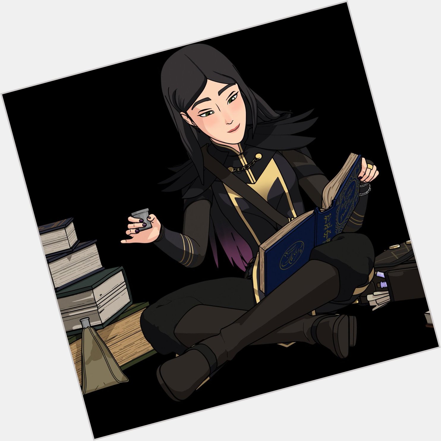 Happy birthday to my favorite Dragon Prince character, Claudia! She deserves nothing but love and peace! 