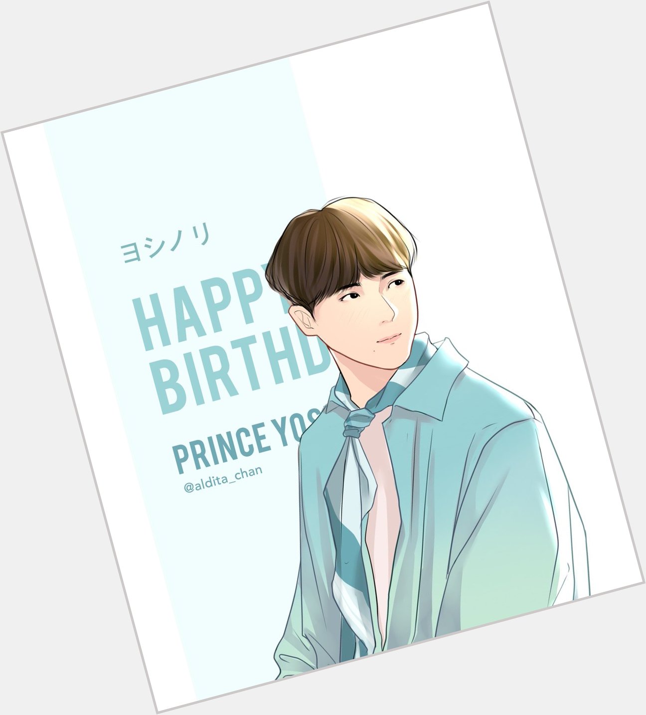 Happy birthday our Prince Yoshi!!    