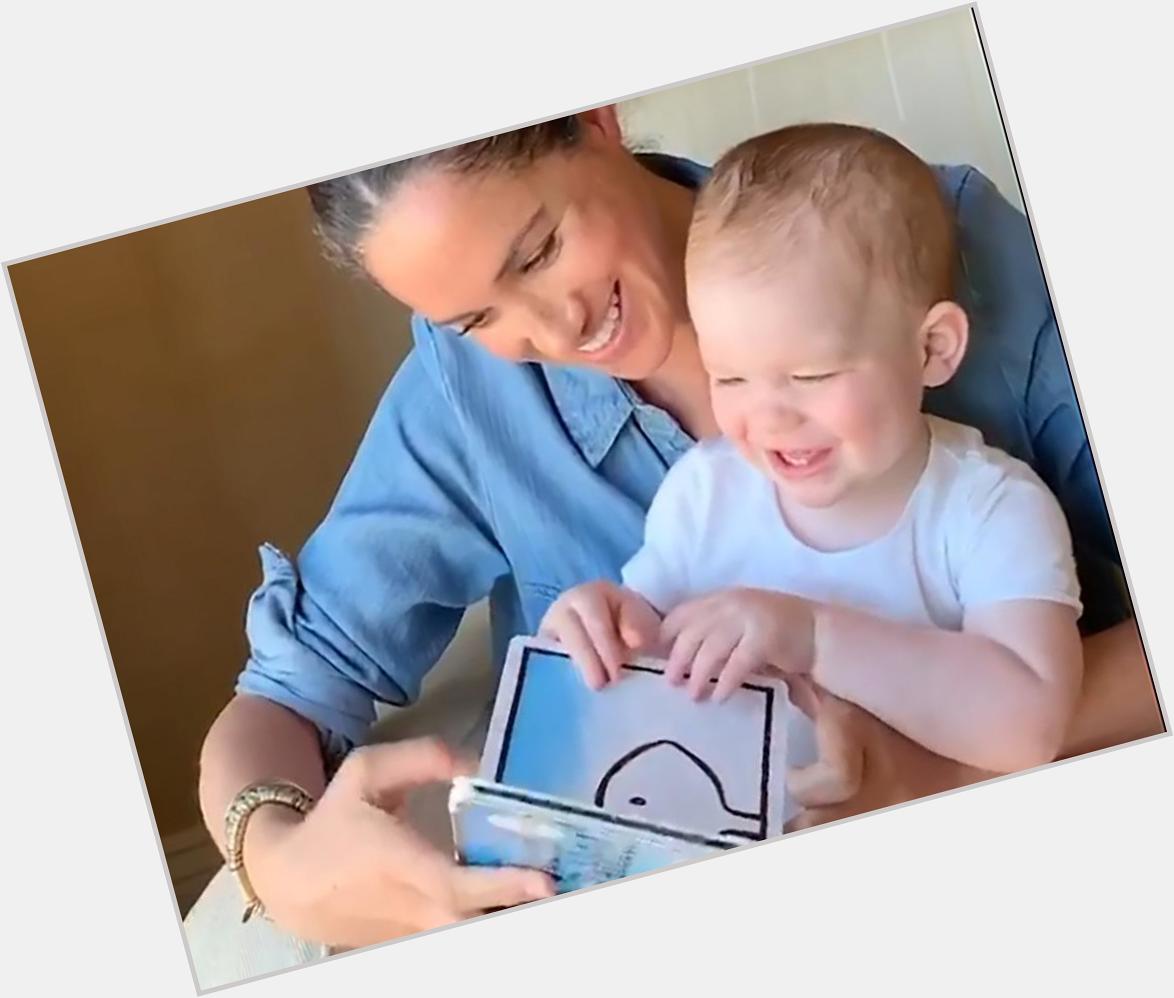 Meghan reads to Archie in sweet video filmed by Prince Harry to mark son\s first birthday  
